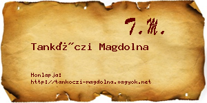 Tankóczi Magdolna névjegykártya